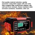 thumbnail image 3 of Tignapoo Smart Universal 12V Battery Charger with LCD Display, Intelligent Pulse Repair Mode, Auto Shut-Off, and Temperature Detection for Cars and Motorcycles - Wide Voltage Input 110V-220V, 3 of 6