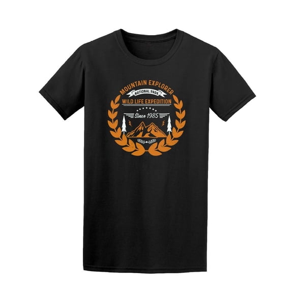 National Park Mountain Wild Life Tee Men's -Image by Shutterstock