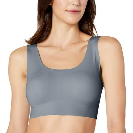 

BALI Granite Blue Grey Comfort Revolution EasyLite Seamless Bra US Small NWOT
