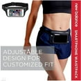 thumbnail image 1 of YWIYIUD 1PC 11.02x4.72 Inch Portable and Durable Running Waist Bag with Touchscreen Case Pocket Adjustable Running Belt Waist Pack for Sports and Gym Workout, 1 of 8