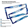 thumbnail image 5 of Lions Aluminum License Plate Frame Four-Hole License Plate Frame (one pair) 12 Inches x 6 Inches Sun-Proof and Rust-Free Suitable For Cars/Trucks/SUVs, 5 of 10