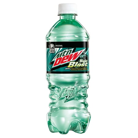 Mtn Dew Baja Blast Soda 20 Fl Oz Bottle - 