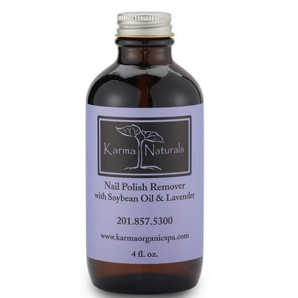 Karma Organic beauty natural Soybean Lavender Nail Polish Remover