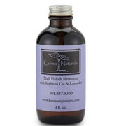 Karma Organic beauty natural Soybean Lavender Nail Polish Remover Nontoxic vegan cruelty-free (4 fluid ounce