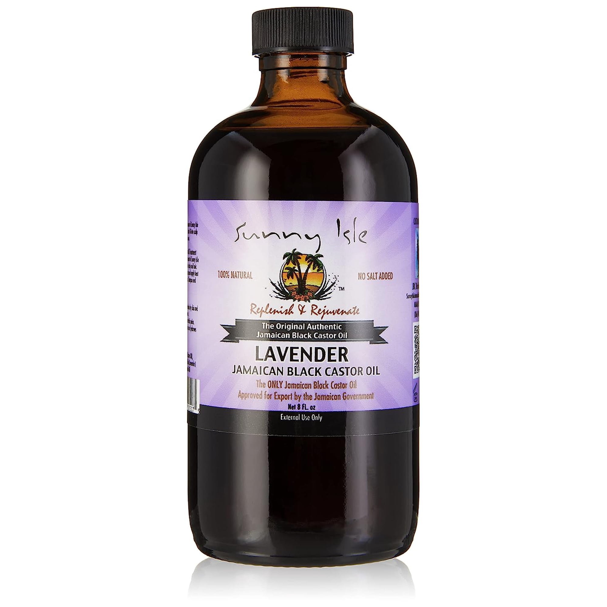 Sunny Isle Lavender Jamaican Black Castor Oil - Moisturizing Scented - 8 Ounce