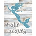 thumbnail image 2 of Carpentieri, Natalie 20x24 White Modern Wood Framed Museum Art Print Titled - Make Waves, 2 of 4