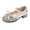 P-98 Silver, variant on 2026 Children Sparkling Glass Slipper Soft Sole Princess Shoes For Party Wedding Daily Wear Comfortable