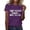 Purple, variant on Womens Athletic Tops Long Sleeved Shirts for Women Casual Womens Tops Short Sleeve Turtle Neck Tee T Shirts Short Sleeve Loose Fit Summer Workout Women Shirt Size Medium Women's Red XL