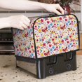 thumbnail image 7 of Daiia Cute Butterfly Flowers Pattern 2 slice Toaster Cover, Toaster Appliance Dust-proof Cover For Kitchen Small Appliance Dust Cover and Fingerprint Protection, 7 of 7