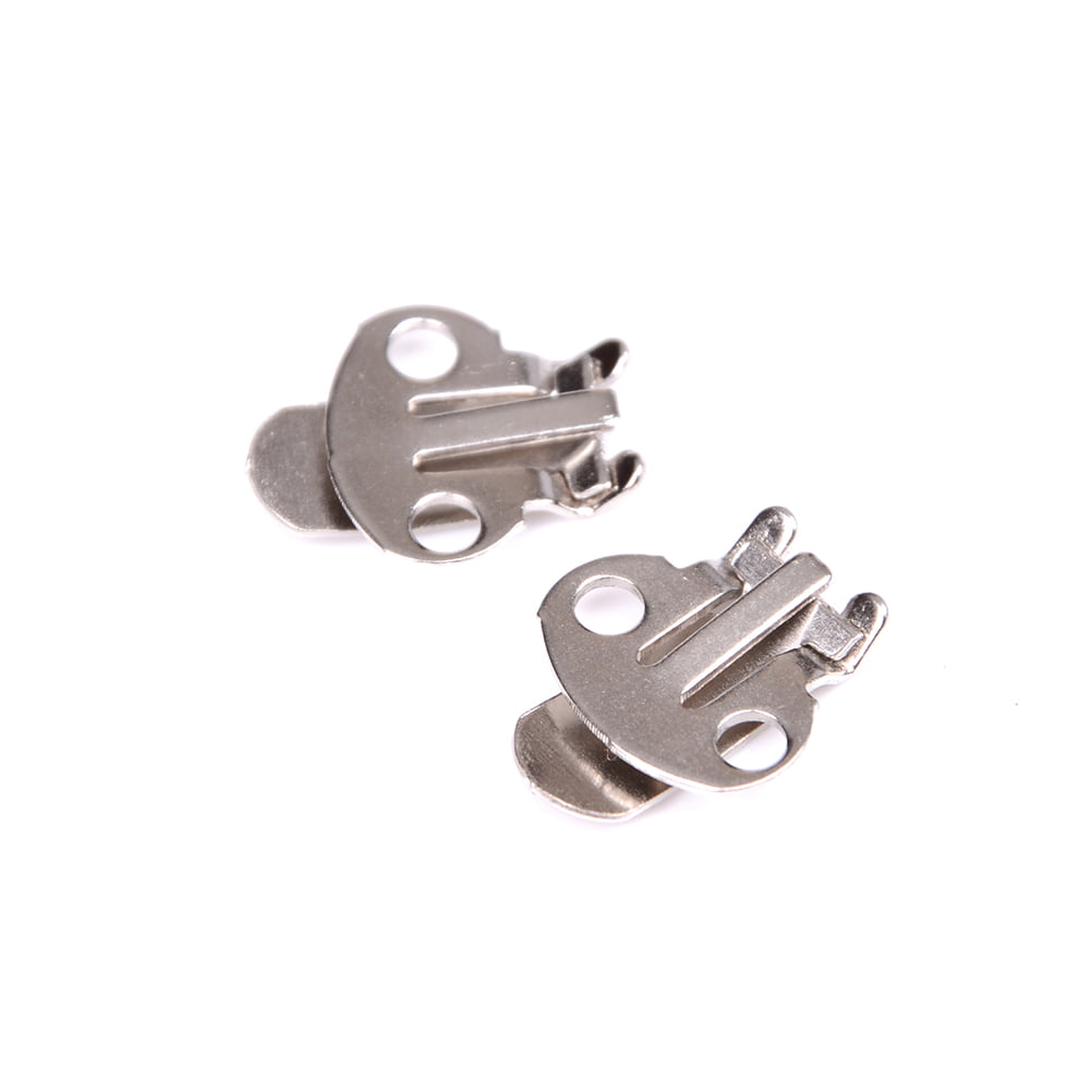 10-20Pieces Blank Stainless Steel Shoe Clips Clip on Findings for Wedding SL 