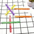 thumbnail image 4 of CIMAXIC 200 Pcs Wooden Craft Sticks for DIY Use Assorted Color Light Weight with Hole Design Suitable for,4.49"X0.39"X0.08", 4 of 5