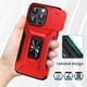 thumbnail image 5 of Funda para GANGXUN iPhone 15 Pro Max - Soporte metálico, Función magnética, Rojo, 5 of 6