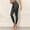 A1_Black, variant on BLOCLOALO Faux Denim Yoga Fitness Pants Slim Leg High Elastic Waist Leggings Athletic Workout Tights Gym Shaping Skinny Jeans Jeggings Pants Stretchy Leggings No Pocket Yoga Ankle Pants Black L