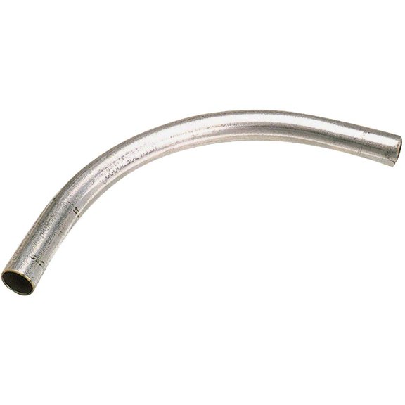 Halex 64415 90° EMT Conduit Elbow 1-1/2", Galvanized Steel