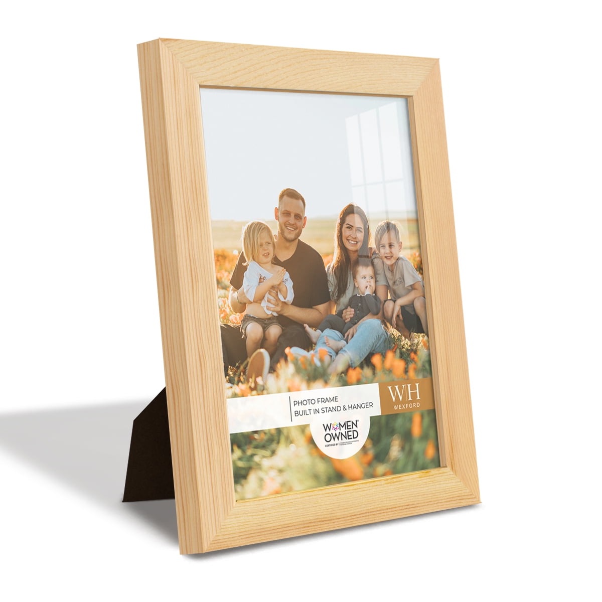 Woodgrain 4 in. x 6 in. Natural Wood Picture Frame