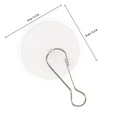 thumbnail image 2 of Mobutofu 50Sets Clear Self Adhesive Ceiling Hooks for Home Decor Strong Load Bearing PVC Steel, 2 of 7