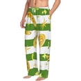 thumbnail image 2 of Daiia Watercolor St Patrick Day Men's Sleep Pant with Pockets and Drawstring,Pajama Pants-Small, 2 of 9