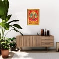 thumbnail image 2 of Adi Lakshmi Goddess Photo With Golden Frame for Indian Pooja Hindu Worship Puja Temple House Warming Religious Wall Table 8.6 X 11, 2 of 4
