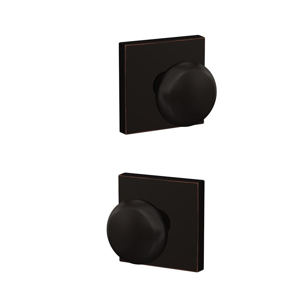 Schlage FC21PLY626COL Custom Plymouth Passage & Privacy Door Knob Set - Chrome