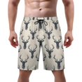 thumbnail image 1 of NICKSUN Men's Swim Trunks, Cute Print Quick Dry Summer Board Beach Shorts with Mesh Lining and Pockets, 1 of 6