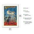 thumbnail image 2 of The Great Jansen - America’s Greatest Transformist - The American Beauty - Vintage Magic Poster c.1920 - Fine Art Rolled Canvas Print 27in x 40in, 2 of 4