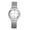 white, variant on Luxury Stainless Steel Watch: Simple Analog Quartz Watches Black Dial with Rhinestone Accents Fashion Wristwatch for Women