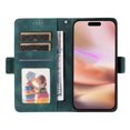 thumbnail image 2 of Funda GANGXUN para iPhone 16 con diseño acolchado elegante, cuero PU, protección total y ajuste preciso, 2 of 5