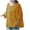 Yellow-93, variant on Mittory Women's 3/4 Sleeve Cotton Linen Loose Shirts Plus Size Round Neck Solid Color Loose Fit Casual Tees