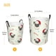 thumbnail image 3 of Fotbe Christmas Pug Dog Cesto de Ropa con Asas, Cesto Impermeable de Gran Capacidad, Bolsa de Lavado para Dormitorio, Cesto de Ropa con Ruedas y Asas-Medium, 3 of 6
