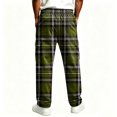thumbnail image 6 of YNGKMEA Cargo Pants Men Basic Loose Casual Pants Fashion Workout High Waisted Trousers Comfy and Breathable Pants with Multi Pockets Blue 2XL, 6 of 6