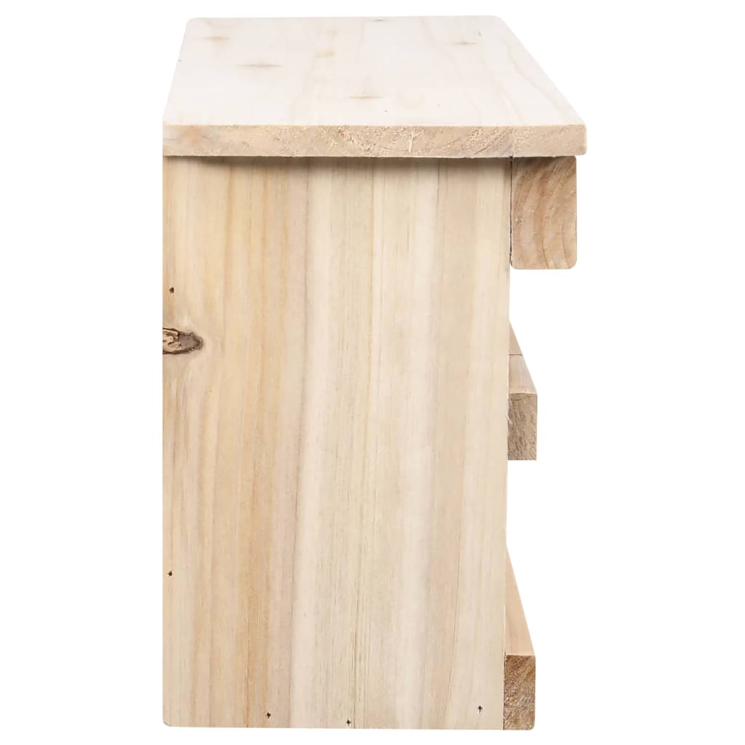 Pefilos 26" Wooden Bird House with 5 Rooms, Garden Outdoor Sparrow House, Bird Nest Box Birdhouse, Beige Pefilos 26" Wooden Bird House with 5 Rooms, Garden Outdoor Sparrow House, Bird Nest Box Birdhouse, Beige