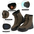 thumbnail image 4 of Ecetana Snow Boots for Men Winter Warm Fur Lined Ankle Boots Outdoor Hiking Shoes, 4 of 7