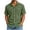 (Collar)Army Green, variant on Coorders Men’s & Big Men’s George Linen Crew Neck Button Down Shirts with Double Pocket, Black, L