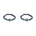 thumbnail image 3 of sweethay de tortuga Ajustable Exquisita joyería turquesa Piedras preciosas naturales y cristales Pulseras de la amistad, 3 of 6