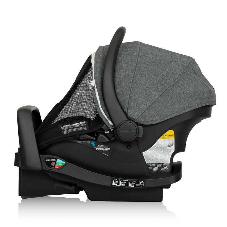 Evenflo LiteMax Vizor Lightweight Infant Car Seat for Newborns Sable Black Walmart