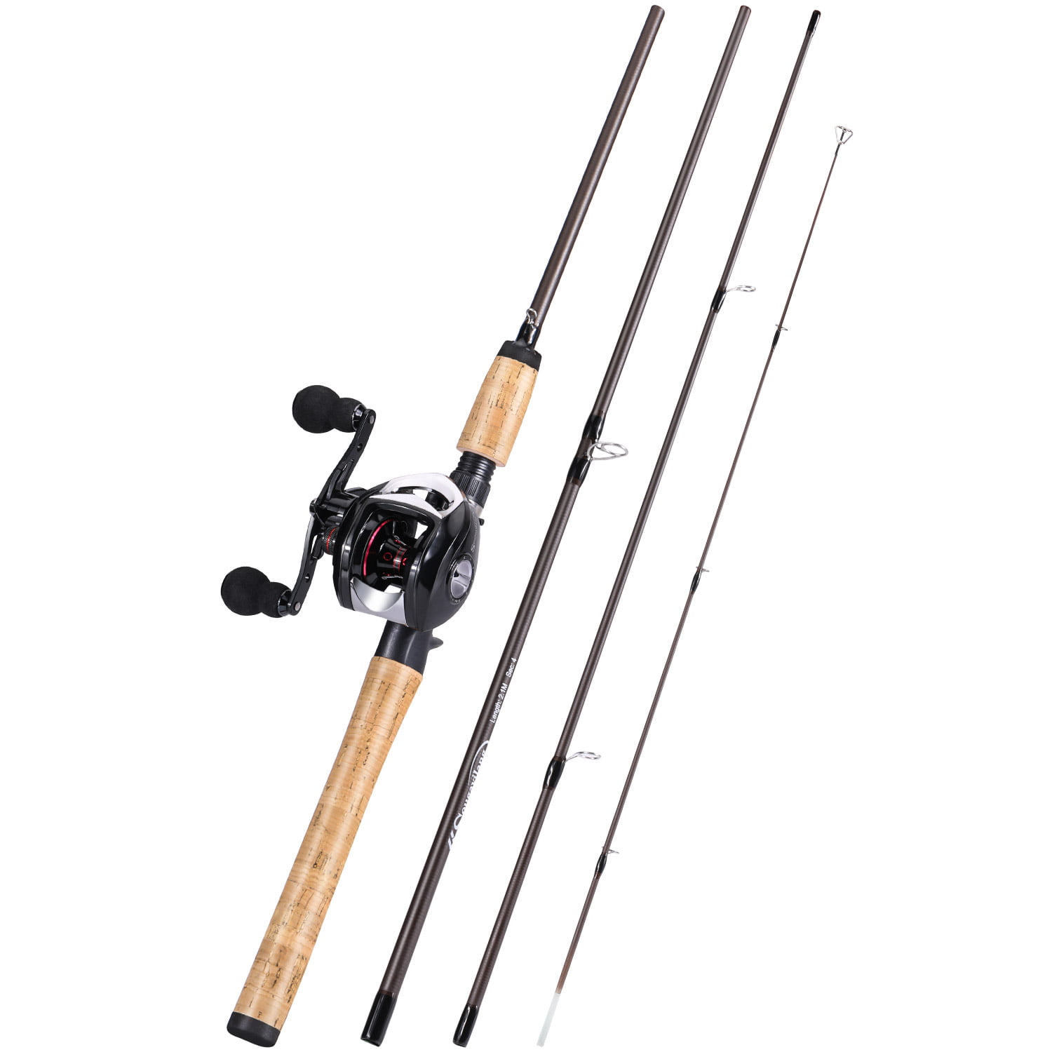 Sougayilang Fishing Rod and Reel Combo, Medium Heavy Fishing Pole with  Baitcasting Reel Combo, 2-Piece Baitcaster Combo-Blue-5.9ft and Right  Handle Reel - Yahoo Shopping