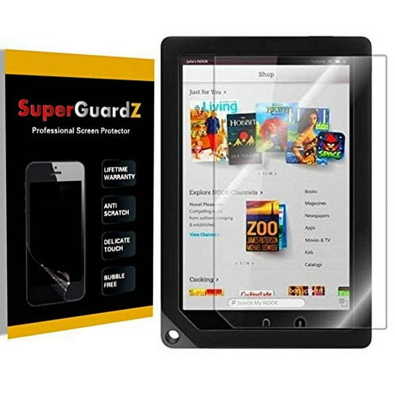 [3-Pack] For Barnes & Noble Nook HD  9 (2012 Release) - SuperGuardZ Ultra Clear Screen Protector [Anti-Scratch, Anti-Bubble]   2 Stylus Pen