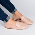 thumbnail image 5 of Journee Womens Akza Slip On Square Toe Mules Flats, Widths Available, 5 of 10
