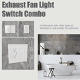 thumbnail image 2 of Mistaha Smart Home Tuya Zigbee Voice-Controlled Wall Switch with Timer Function, Remote Control, and Wide Voltage Compatibility - 3 Gang US Standard White, 2 of 6