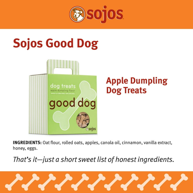 Sojos Good Dog Apple Dumpling Treats Sojos Good Dog Apple Dumpling Treats