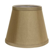 12" Pale Brown Empire Hardback Slanted No Slub Lampshade