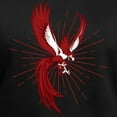 thumbnail image 3 of CafePress - Alpha Sigma Phi Phoenix T Shirt - Women's V-Neck Dark T-Shirt, 3 of 4