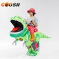 thumbnail image 2 of Disfraz inflable de dinosaurio para niños y adultos, vestido divertido de dibujos animados de Anime para Halloween, Pascua, fiesta de navidad, 2 of 3