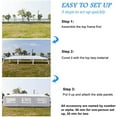 thumbnail image 6 of 10' x 30' White Outdoor Gazebo Canopy Waterproof Party Tent Wedding Canopy with Removable Sidewalls & Brighter Church Windows - 5 Sides$$Garden &, 6 of 7