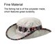 thumbnail image 3 of Sombrero de pesca Minnieouse estilo japonés a prueba de sol y viento con cordón Gris blanco, 3 of 6