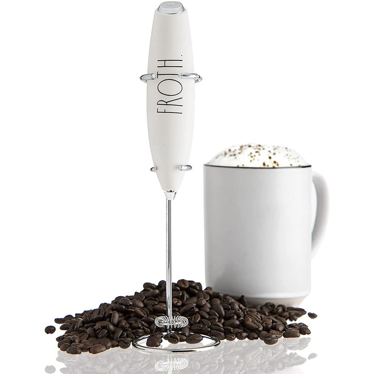 OPCUS Electric Milk Frother Handheld for Coffee Portable