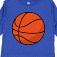 thumbnail image 4 of Inktastic Basketball Sports Ball Boys or Girls Long Sleeve Toddler T-Shirt, 4 of 5