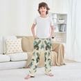 thumbnail image 6 of Kids' Pajama Pants Soft Relaxed Fit Sleep Pants Lounge Pants with Pockets Colorful Turtles and Birds Pattern Small, 6 of 9