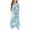 Blue, variant on ATOGUTA Girls Party Dresses Short Sleeve Floral Print Loose Casual Long Maxi Dress with Pockets Blue, Size 4-14 Years