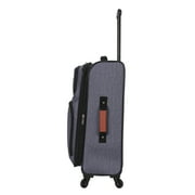 Protege 3-Piece Softside Luggage Travel Set, Includes Medium Checked Luggage, Carry On Duffel and Boarding Tote, Gray